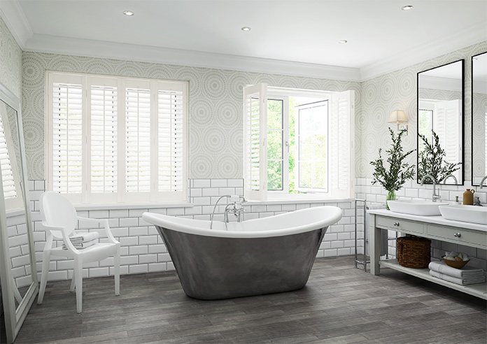 Bromley, Porcelain White - Full Height Plantation Shutter - Image 7